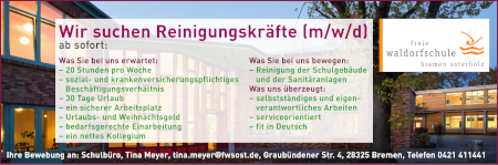 anzeige reinigung 13062026